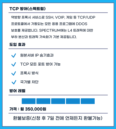 TCP 방어 (스펙트럼)